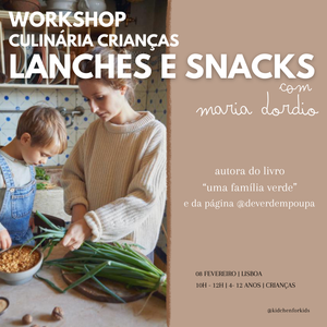 08 fevereiro | Lanches e Snacks com Maria Dordio